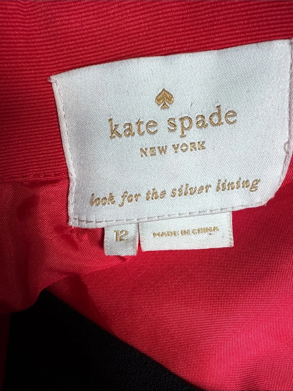 Kate Spade Holiday Party Bow Red Dress Size 12